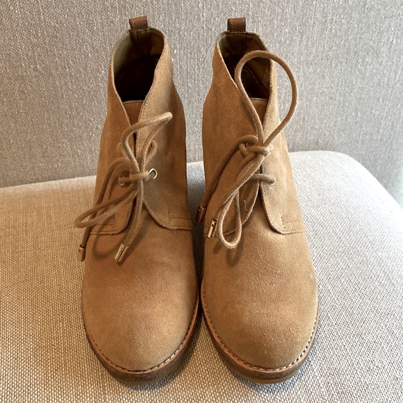 Tory Burch wedge booties. - Picture 1 of 7